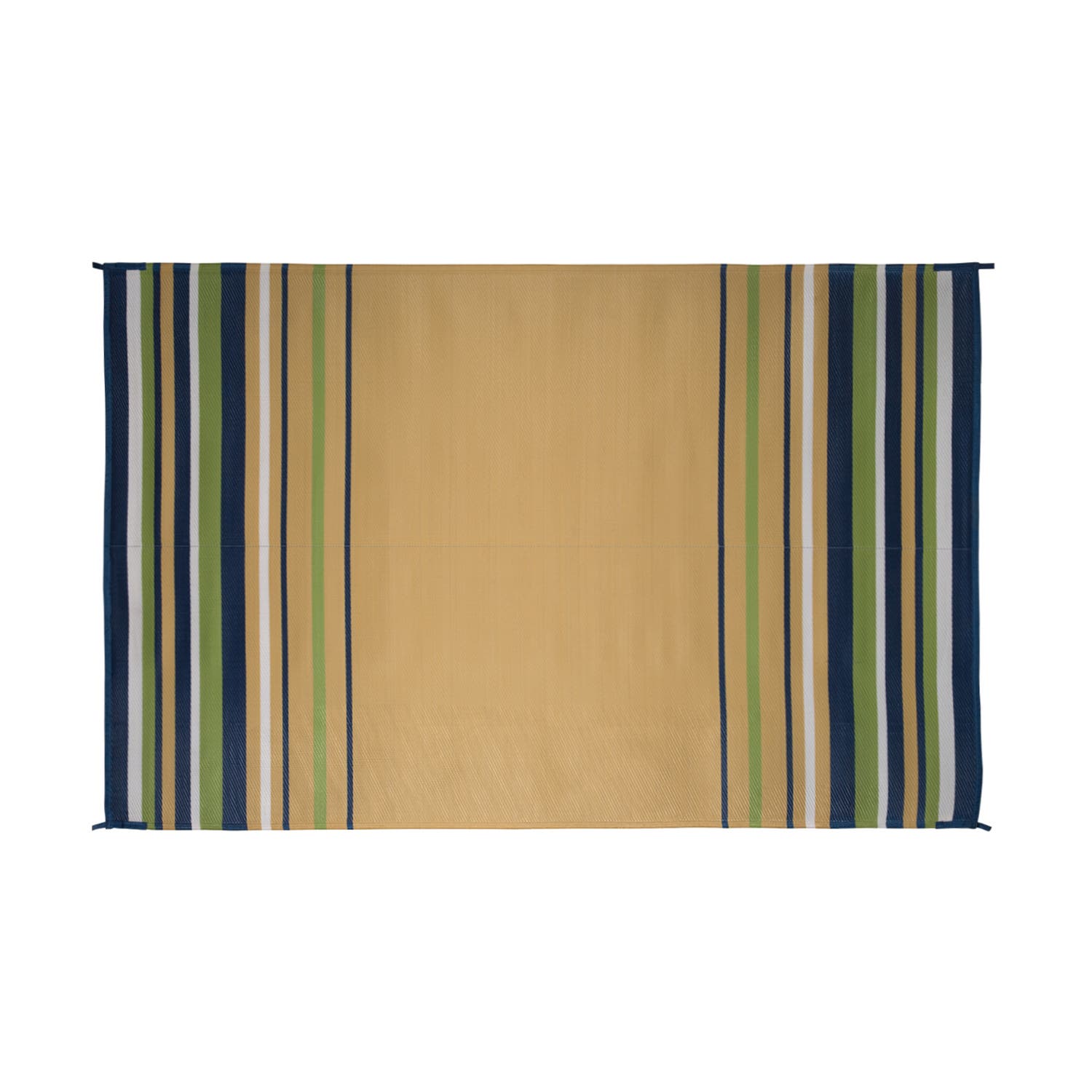 Faulkner 68790 Mold Resistant 12'Lx9'w Striped Pattern Polypropylene Camping Mat