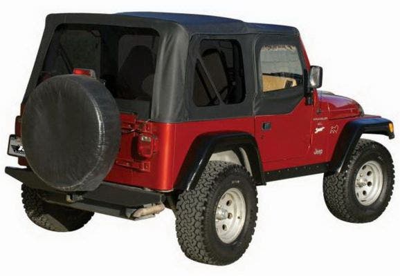 Rampage 773201 Tire Cover  76510 Bumper Recovery; With Bull Bar - Yes, Type -