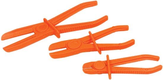 Performance Tool W83205 3-Piece Line Clamp Set   Line Clamp; Color - Orange, Jaw