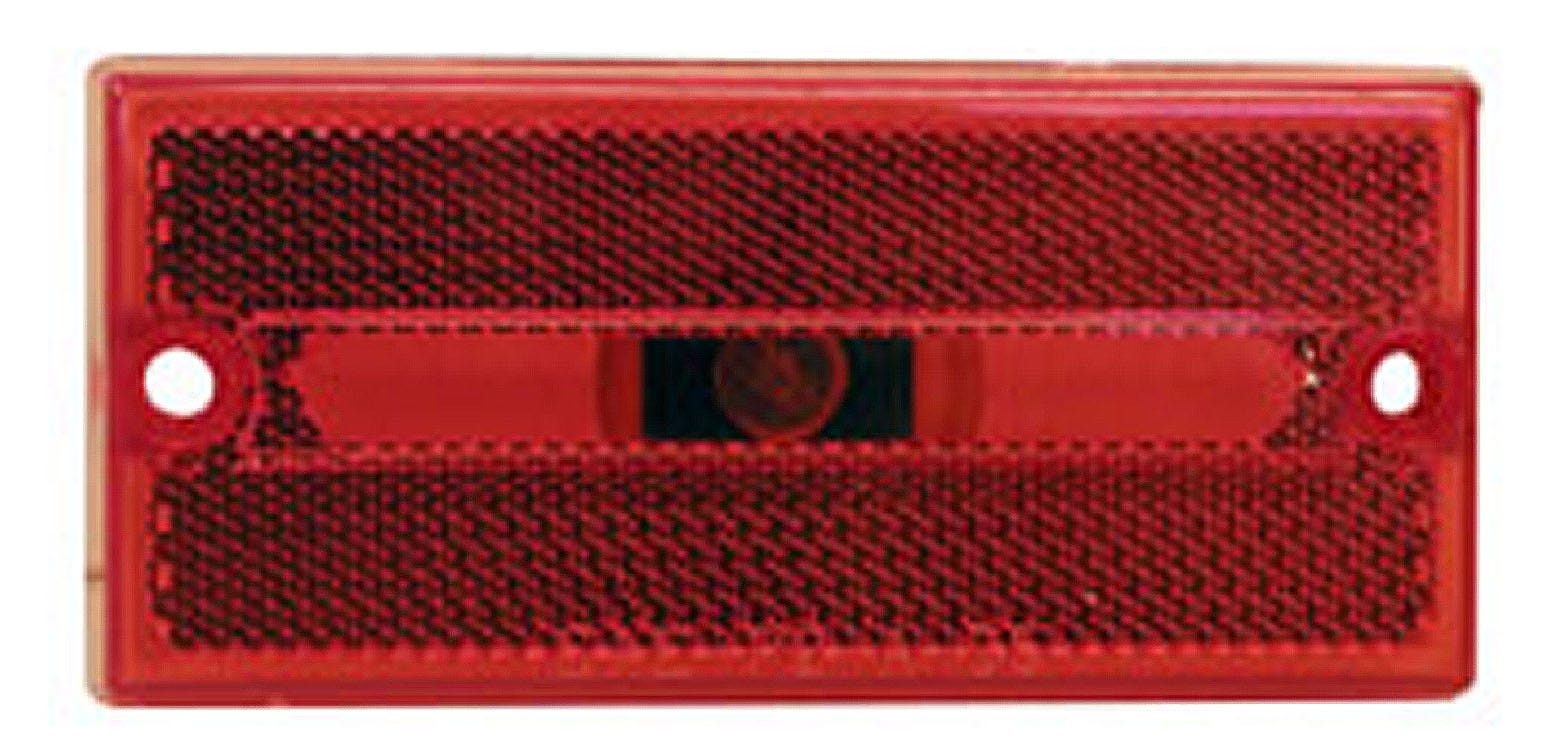 Peterson Manufacturing V132r Red Rectangular Clearance/Side Marker Light  Mfg.