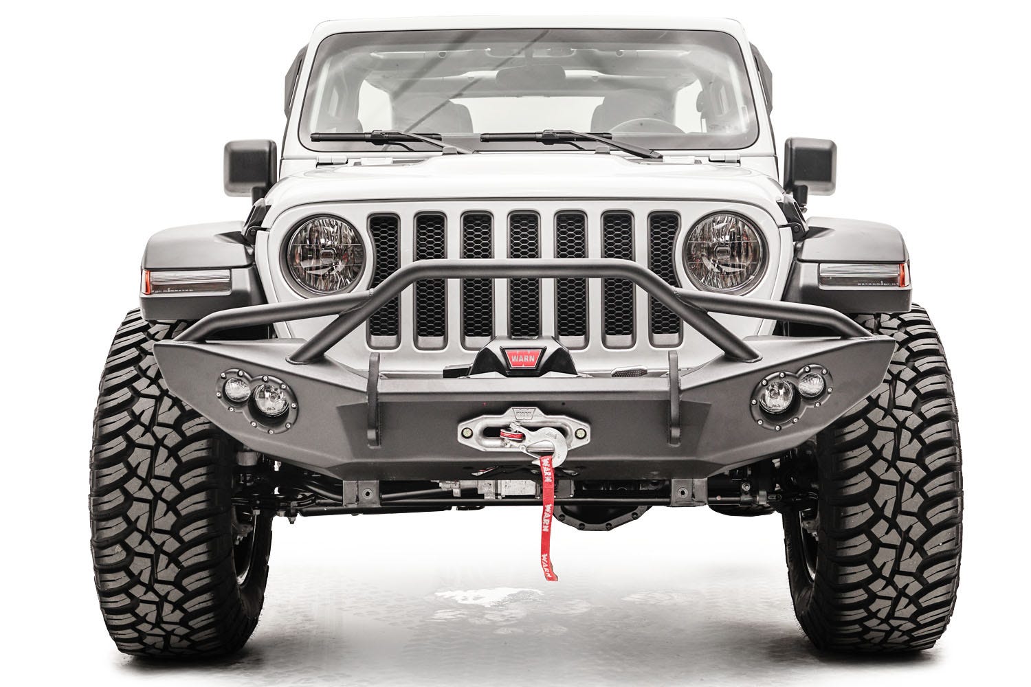 Fab Fours Jl18-B4652-1 Lifestyle Winch Bumper Fits 18-22 Gladiator Wrangler (Jl)