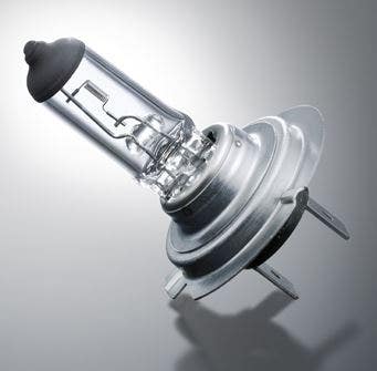Hella H1 24V Standard Halogen Bulb, 70W   Headlight Bulb  Light Color - Clear,