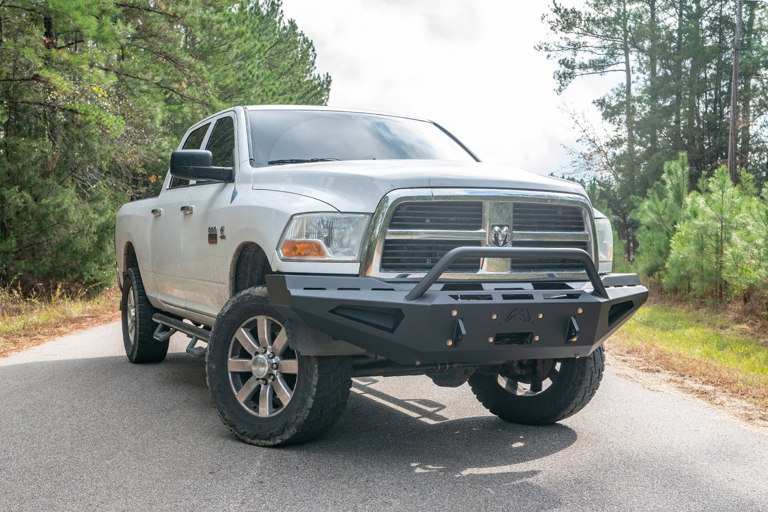 Fab Fours Dr10-Rs2962-1 Red Steel Front Bumper Fits 2500 3500 Ram 2500 Ram 3500