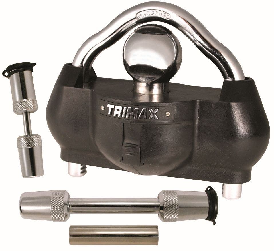Trimax Tcp100 Combo Pack-Umax100-Tc123-Ts32 W/Carrying Case Trailer Coupler Lock