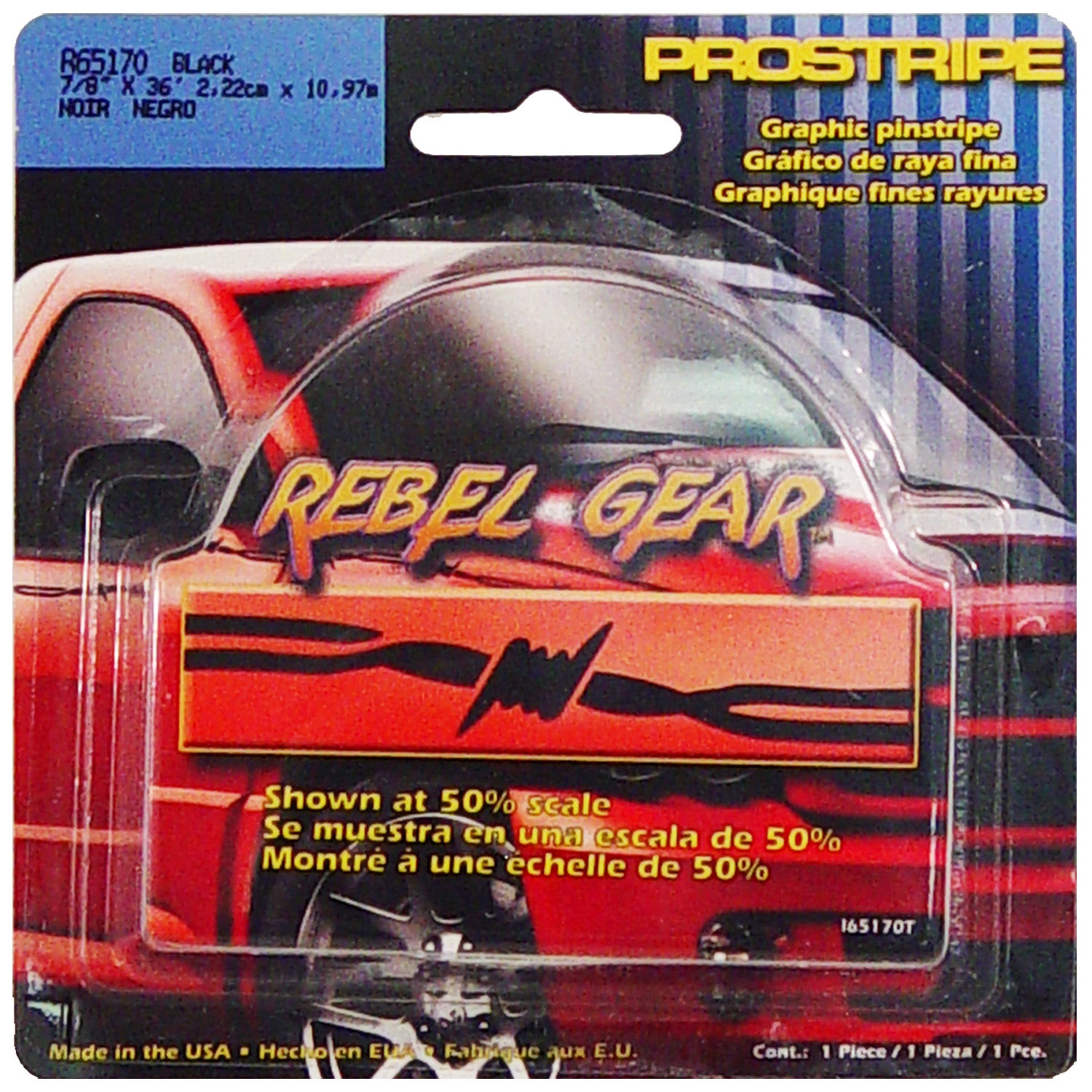 Trimbrite R65170 Rebel Gear Stripe   Pinstripe Tape Rebel Gear (Tm); Style -