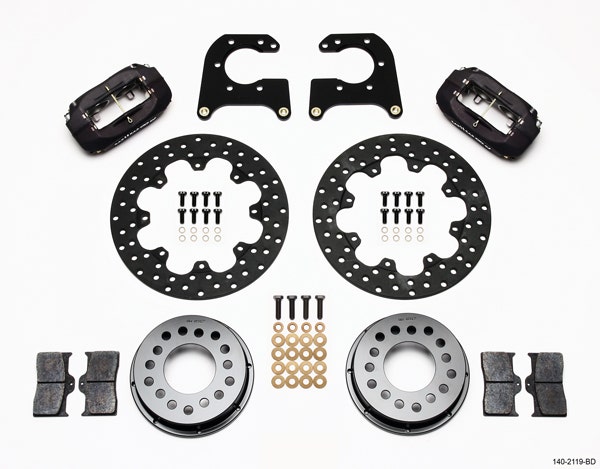 Wilwood 140-2119-Bd Disc Brake Pad & Rotor  Forged Dynalite Brake Kit