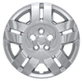 Wc 11-14 Avengr Silv 17' 5 Splt Spk   Wheel Cover; Diameter (In) - 17 Inch,