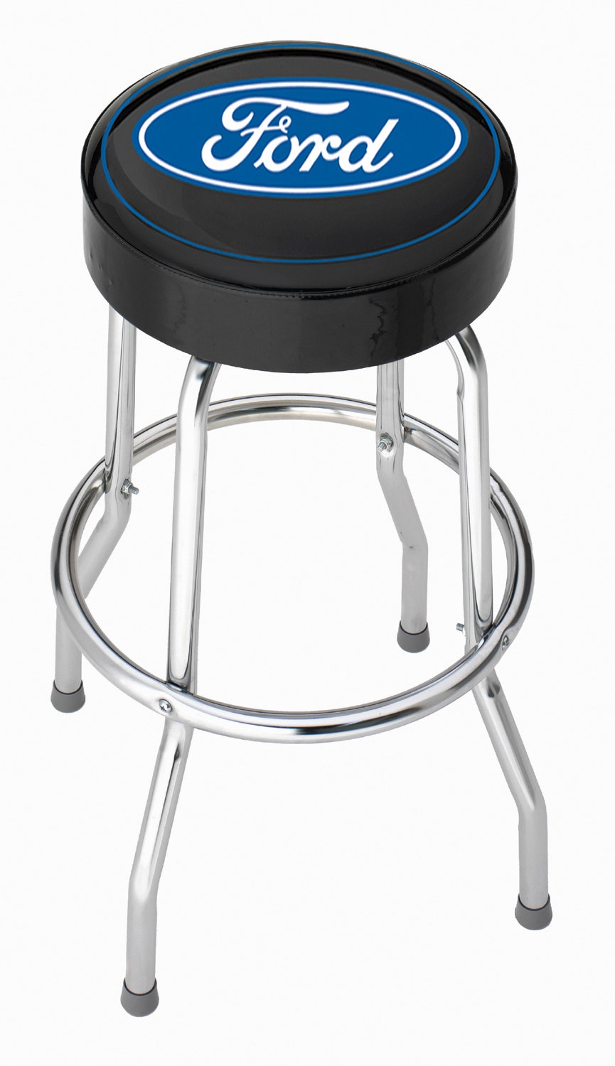 Garage Stool Ford Logo   Stool Garage Stools; Seat Shape - Round, Seat Color -