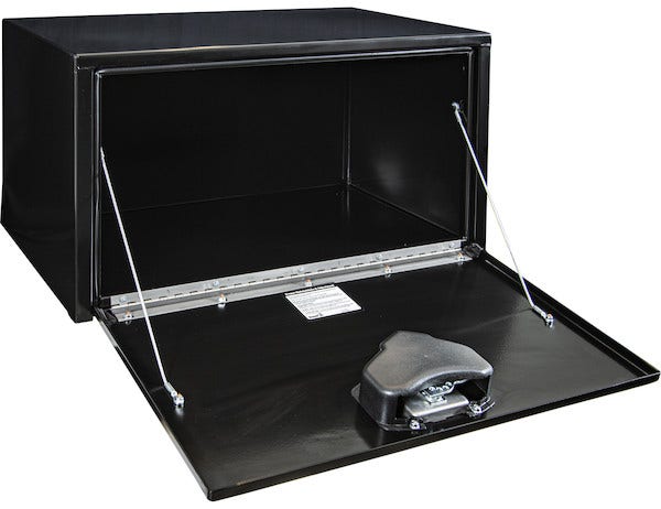 Buyers Products 1702303 Black Steel Underbody Truck Box With T-Handle Latch, 18