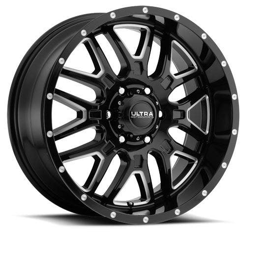 Ultra 203Bm Hunter Black Wheel With Gloss (0 X 12. Inches /8 X 165 Mm, -44 Mm