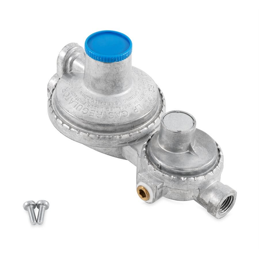 Camco 59313 Vertical Two Stage Propane Regulator   Propane Regulator; Inlet Size