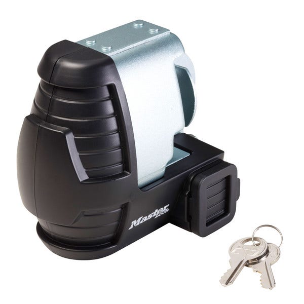 Master Lock Trailer Lock, Universal Trailer Coupler Lock, 379Dat , Silver ,