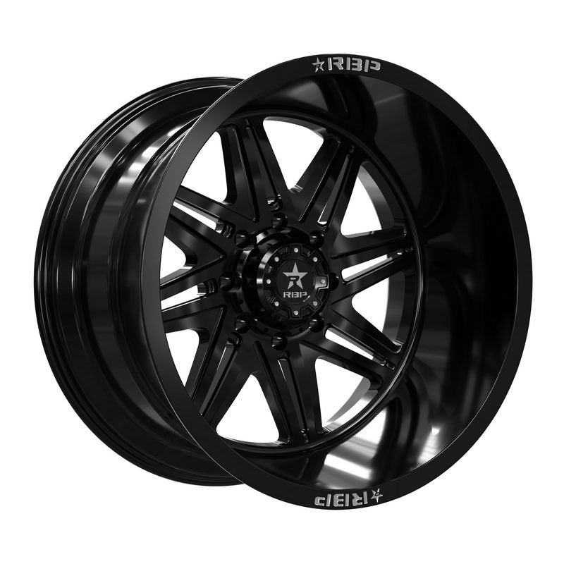 Rbp-Pilot 82R-2212-73-44Fb Falcon 22X12 Gloss Black 78Mm -Pilot  Falcon 22X12