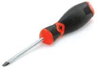 Performance Tool W30986 Black & Red Slotted Screwdriver, 3/16" X 3"   Black &