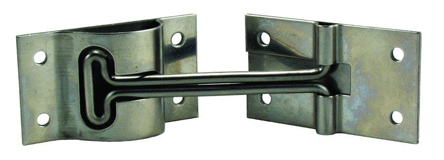 Jr Products 10525 Stainless Steel T-Style Door Holder - 6"   Door Catch; Used To