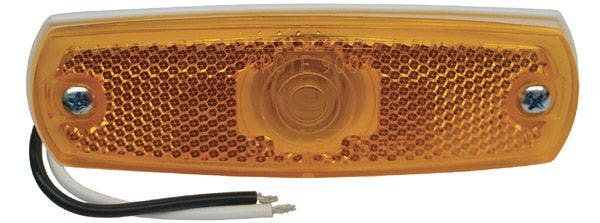 Grote 45713 Yellow Low-Profile Clearance Marker Light Without Bezel (Built-In
