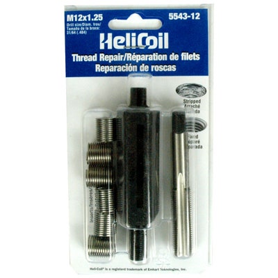 Heli-Coil 554312 M12x1.25 Metric Kit Heli-Coil 554312 M12x1.25 Metric Kit