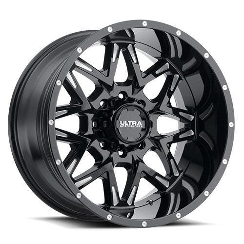 Ultra 254Bm Carnivore Black Wheel With Gloss (0 X 12. Inches /5 X 127 Mm, -44 Mm