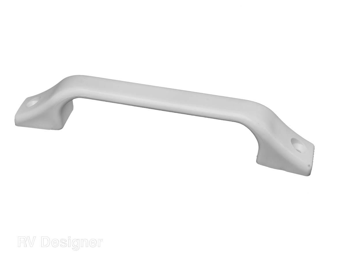Rv Designer E222, Plastic Grab Handle, 8 3/4 Inch, White, Entry Door Hardware