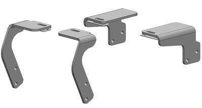 Pullrite 2764 Isr Series Custom Mounting Kit - 2016/2017 Dodge Ram 1500 Without