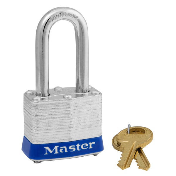 Master Lock 3Dlf Long Shackle Padlock, W/ 1-1/2 Inch. Shackle Master Lock  Long