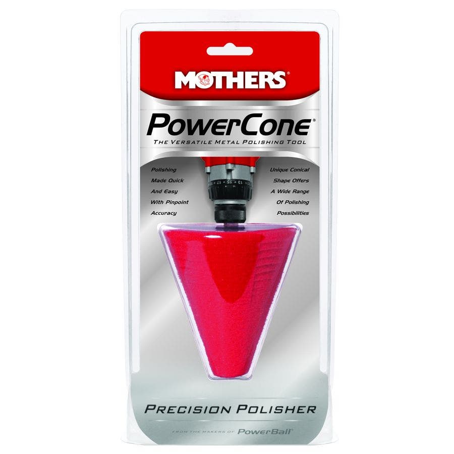 Mothers 05146 Powercone 360 Metal Polishing Tool, Single Unit   Powercone 360