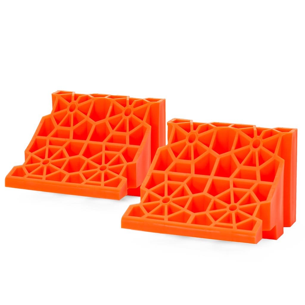 Tri-Lynx 00018 Wheel Stop/Chock, (Pack Of 2) , Orange  00018 Wheel Stop/Chock,