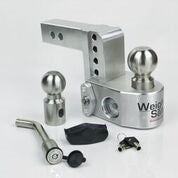 Weigh Safe Ws4-2, 4" Drop Hitch W/ 2" Shank/Shaft, Adjustable Aluminum Trailer
