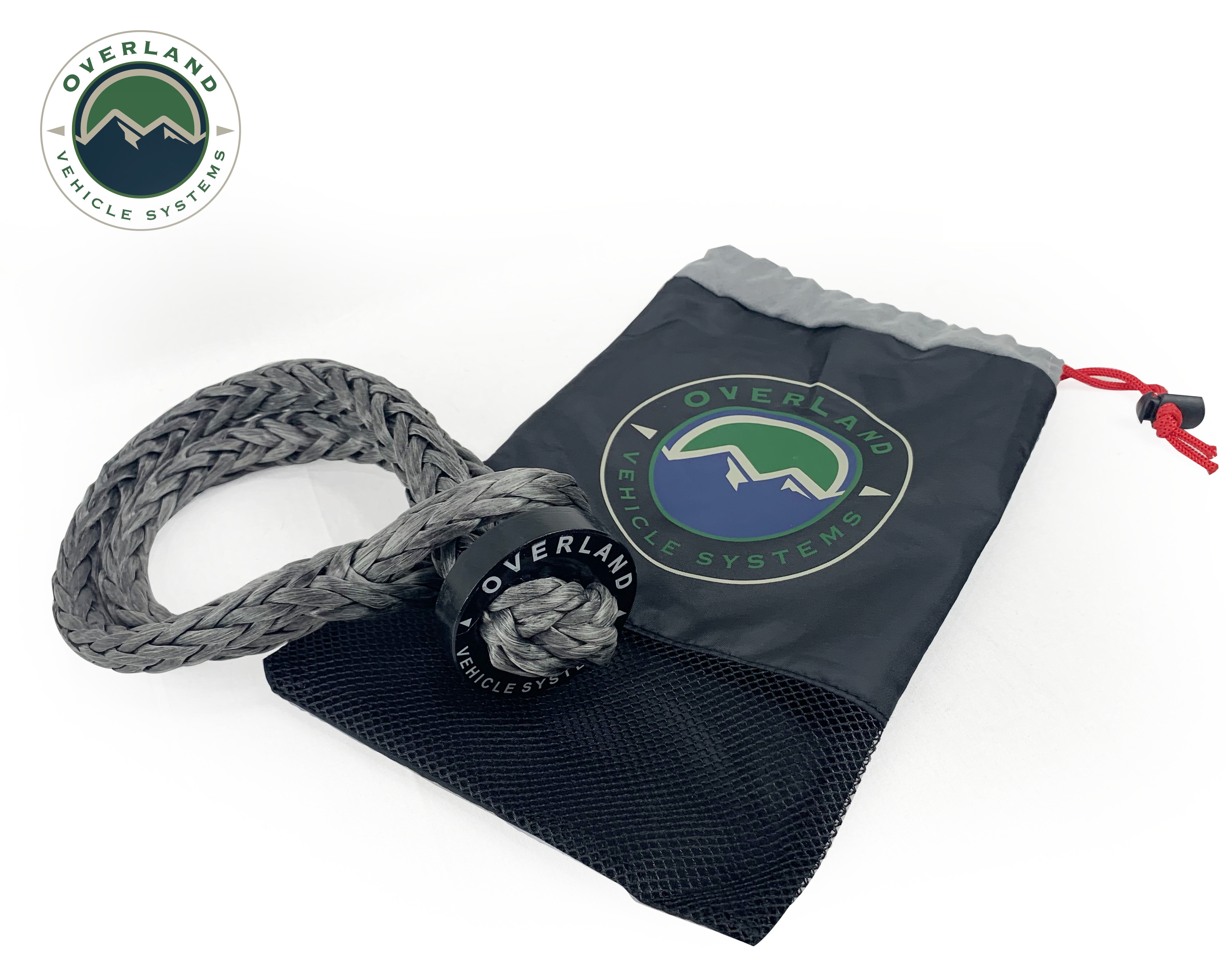 Overland Vehicle Systems Soft Shackle 7/16" 41,000 Lb. With Collar - 22" With