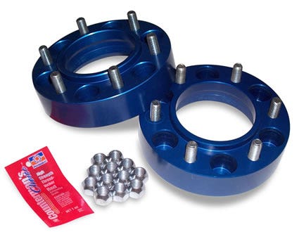 Spidertrax Whs007 Blue Wheel Spacer Kit Spidertrak  Wheel Spacer  Bolt Pattern