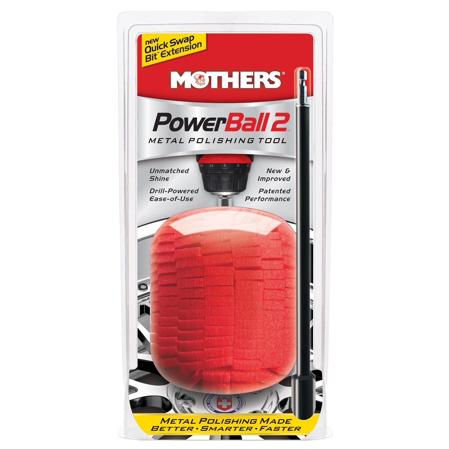 Mothers 05143 Powerball 2 Metal Polishing Tool   Powerball 2 Metal Polishing
