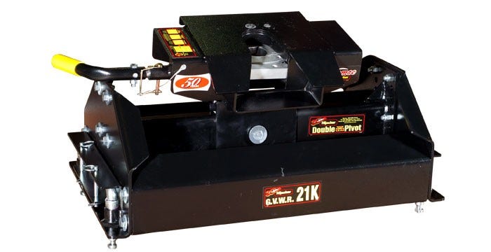 Double Pivot 5Th Whl Head  Hijacker Fifth Wheel Trailer Hitch Head  Gross Towing