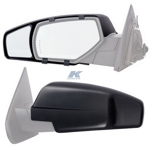 Fit System 80910 Chevrolet/Gmc Full Size Truck Clip-On Towing Mirror - Pair