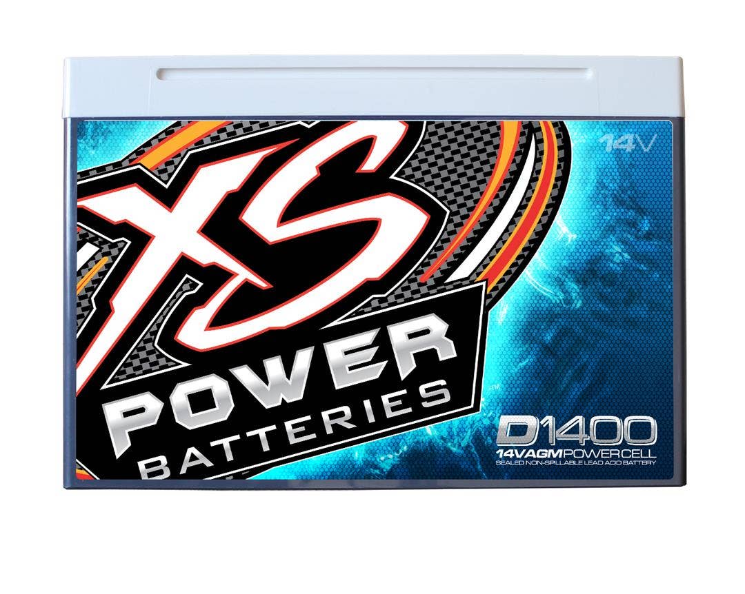 Xs Power D1400 14V 2,400 Amp Agm Battery With Terminal Xs Power  14V 2,400 Amp