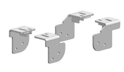 Pullrite 2762 Isr Series Custom Mounting Kit - 2016-2017 Chevrolet 2500/3500