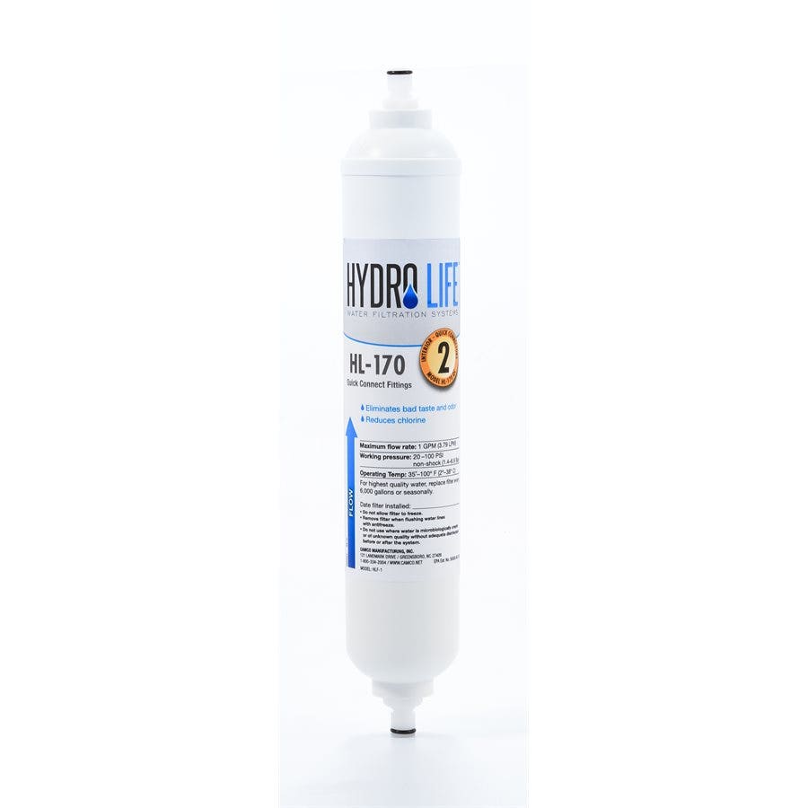 Hydro Life 52101 Hl-170 Qc Under Counter Replacement Filter , White  Hydro Life