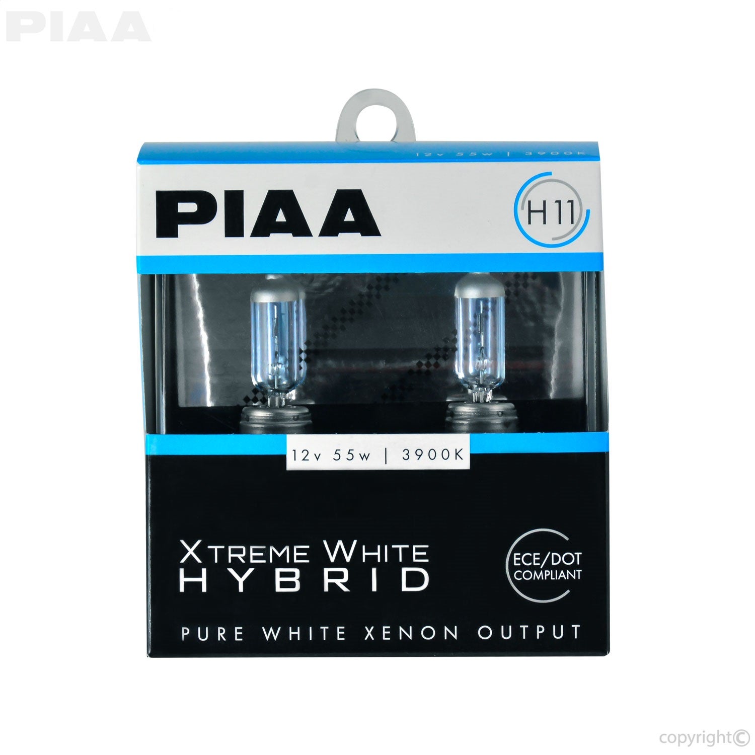 Piaa 23-10111 H11 Xtreme White Hybrid Replacement Bulb   Headlight Bulb Xtreme