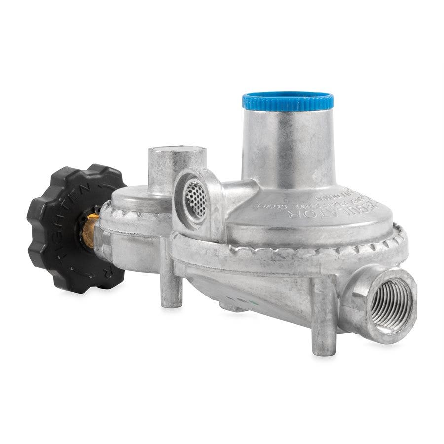 Camco 59333 Horizontal Two Stage Propane Regulator With Pol   Propane Regulator;