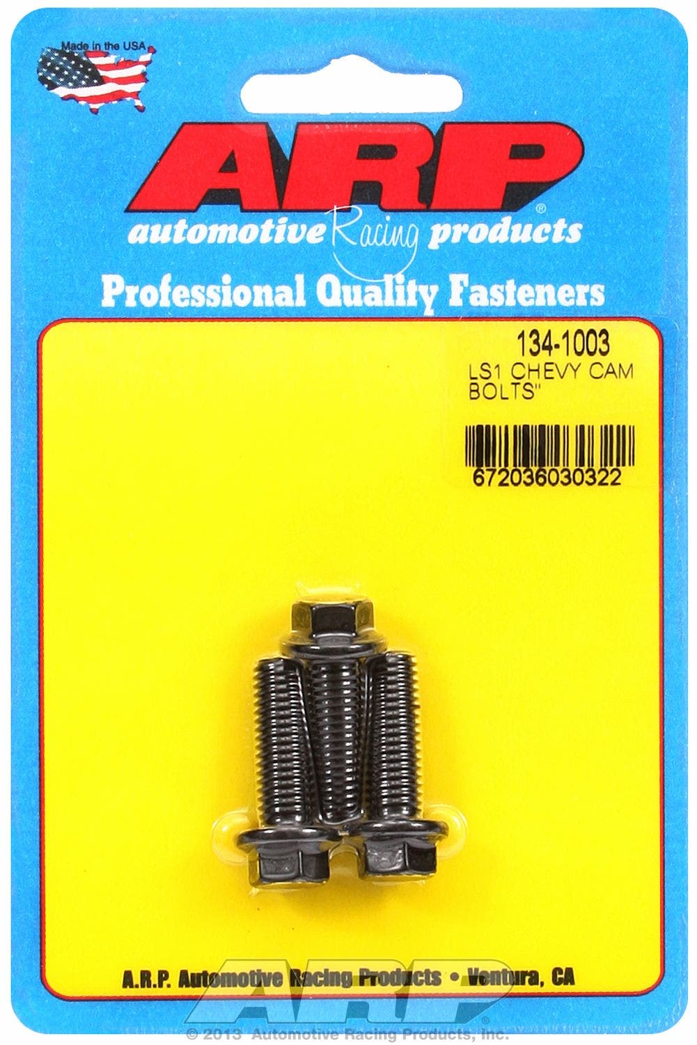 Arp 134-1003 Cam Bolt Kit For Ls1 Chevy   Camshaft Bolt  Engine Compatibility -