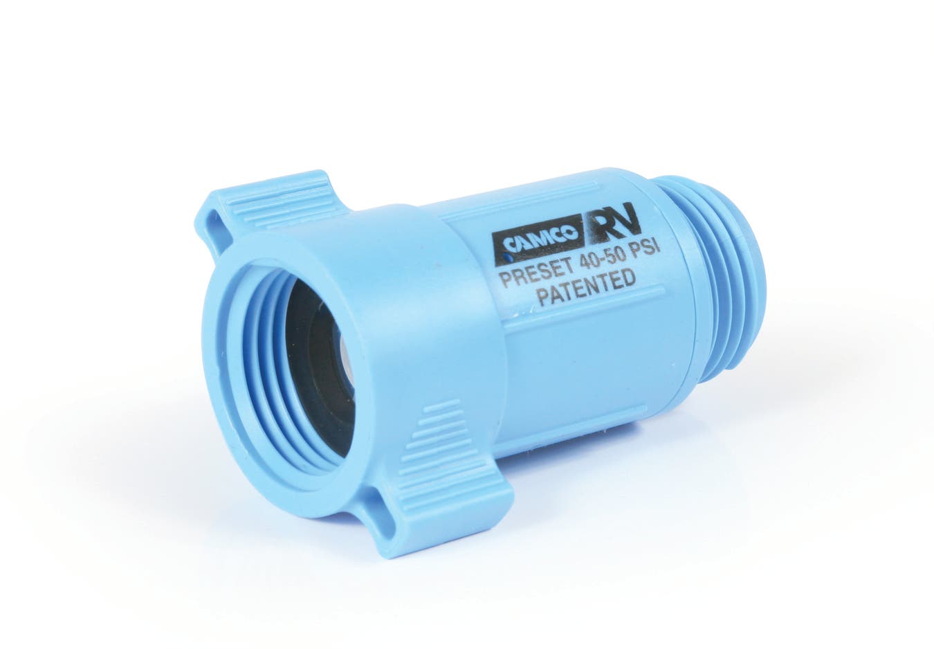 Camco 40143 Plastic Water Pressure Regulator - Prevents Damage To Rv Water Hoses