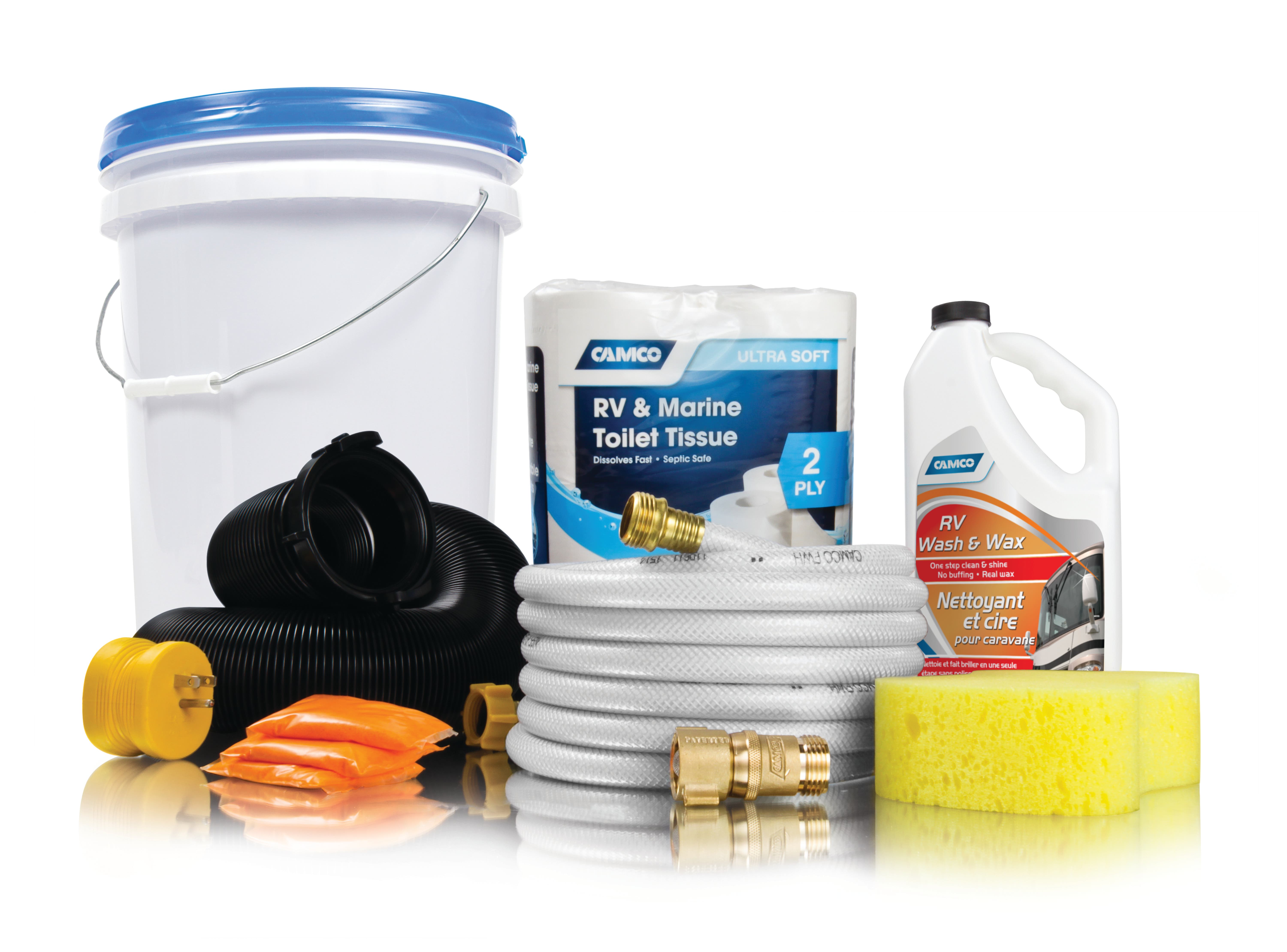 Camco 44762 Starter Kit Bucket - Viii   Rv Start Up Kit Starter Kit;