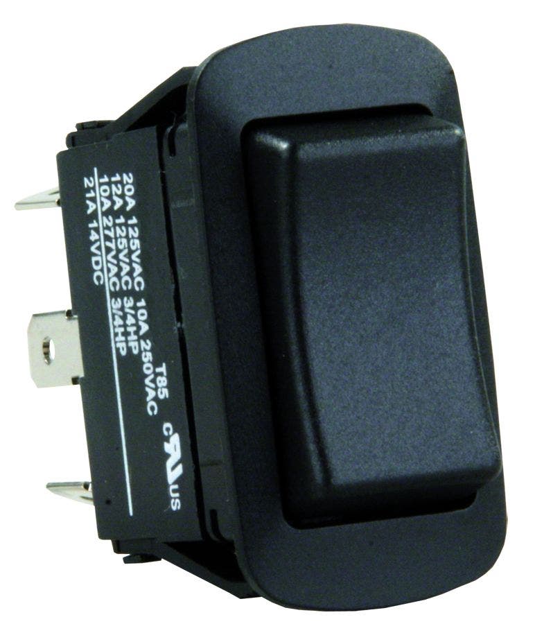 Jr Products 13855 Water Resistant Mom-On/Off/Mom-On Switch,Black   Multi Purpose
