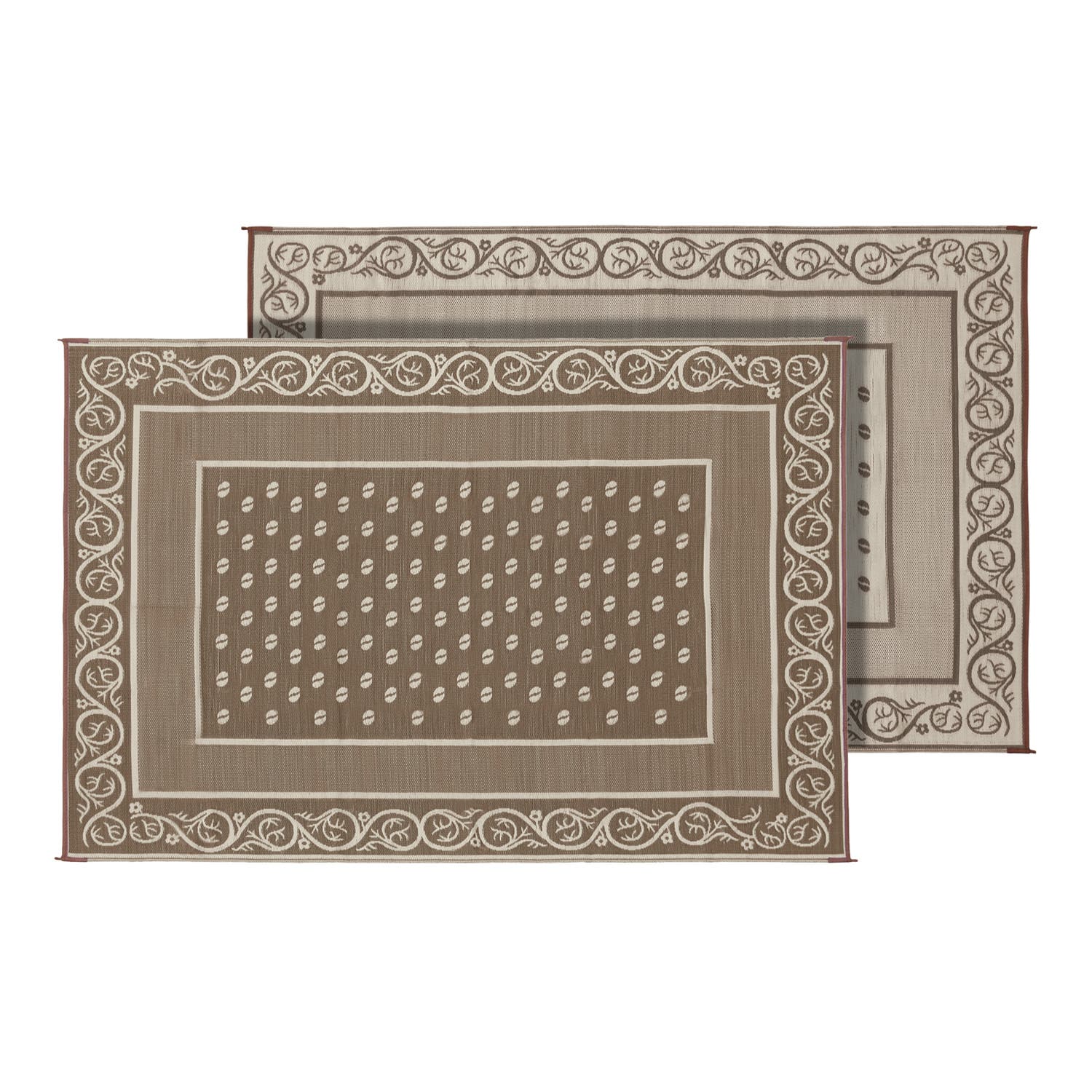 Mat  Vineyard 9X12 Beige   Camping Mat  Length - 12 Feet, Width - 9 Feet, Color