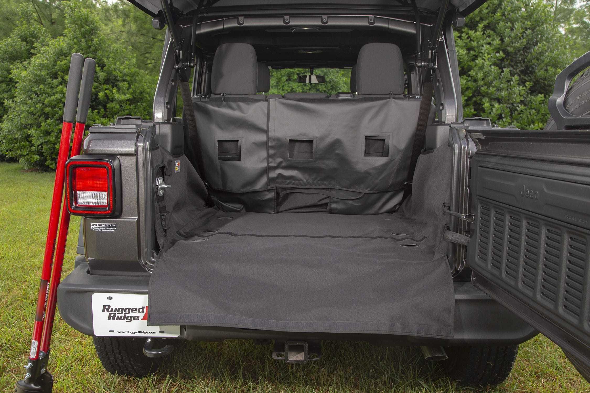 Rugged Ridge 13260.13 C3 Cargo Cover Fits 18-22 Wrangler (Jl)   C3 Cargo Cover