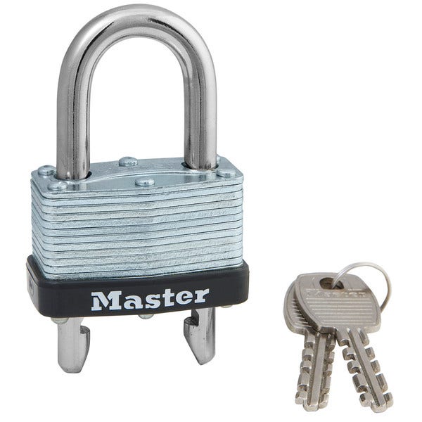 Master Lock 510D Lock With Adjustable Shackle, 1-3/4-Inch , Silver Master Lock