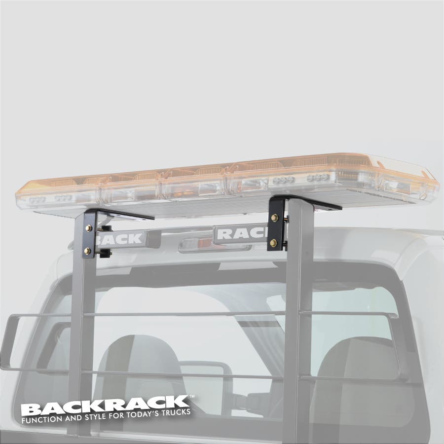 Backrack 91006 Light Bar Bracket Back Rack  Headache Rack Light Mount; Used With