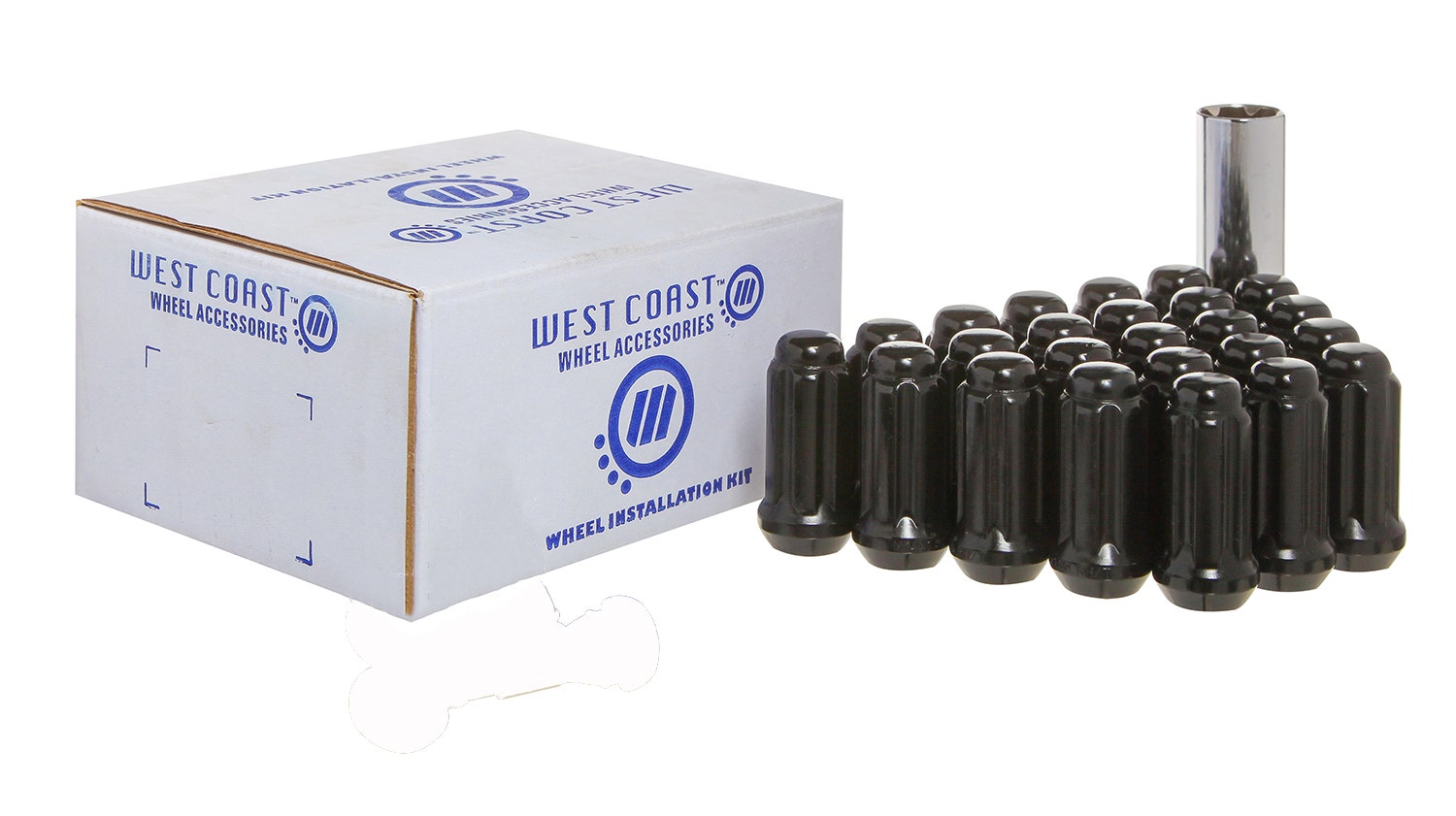 Westcoast Wheel Accessories W5614stb Wheel Lug Nut , Black   Wheel Installation