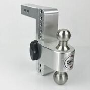 Weigh Safe Ltb8-2, 8" Drop 180 Hitch W/ 2" Shank/Shaft, Adjustable Aluminum