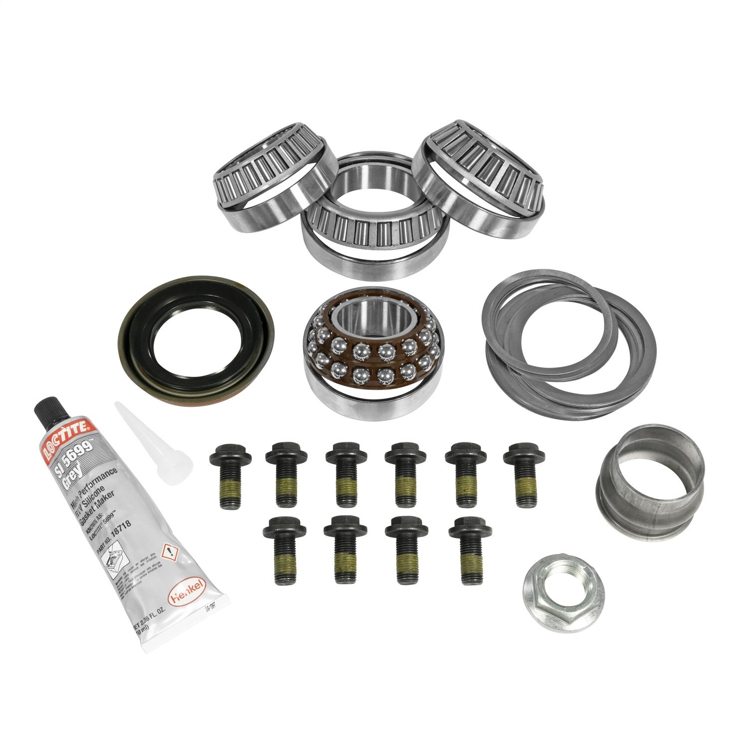 Yukon Gear & Axle Yk D44jl-Rear Yukon Differential Master Overhaul Kit  & Axle