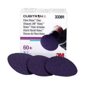 3M 33391 Cubitron Ii Fibre Roloc 3" 60+   Cubitron Ii Fibre Roloc 3  60+